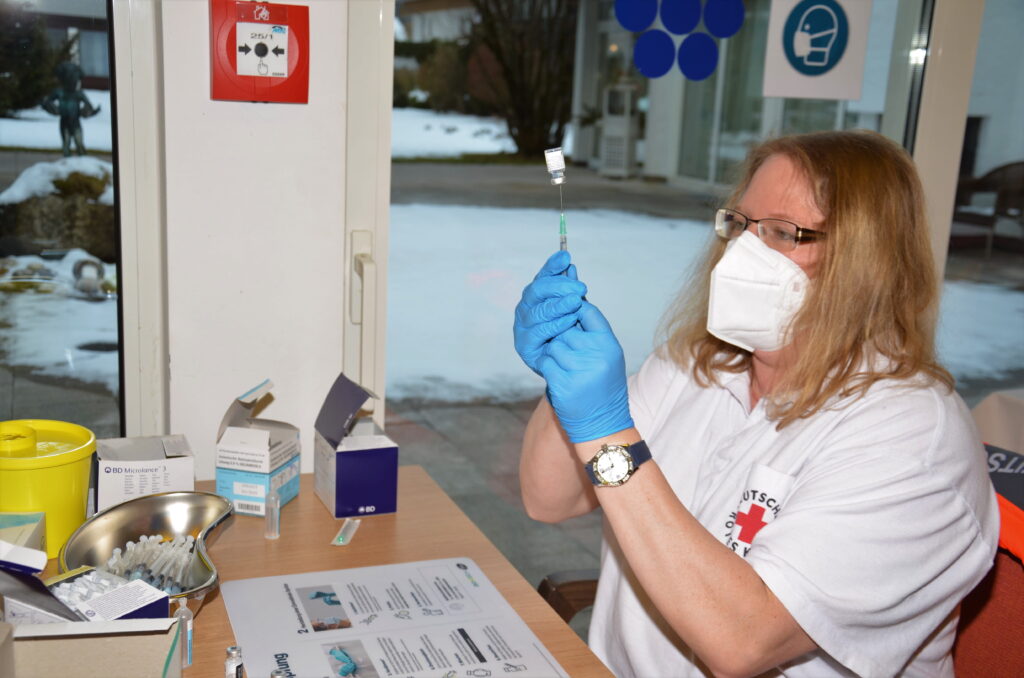 Impfaktion im KWA Stift Rupertihof in Rottach-Egern