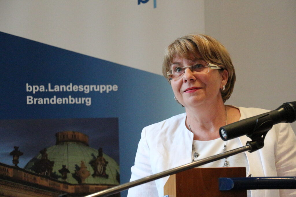 Ellen Fährmann. Landesvorsitzende des bpa Brandenburg
