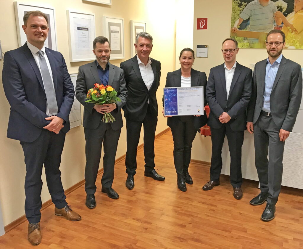 DSG gewinnt Altenheim Zukunftspreis 2021