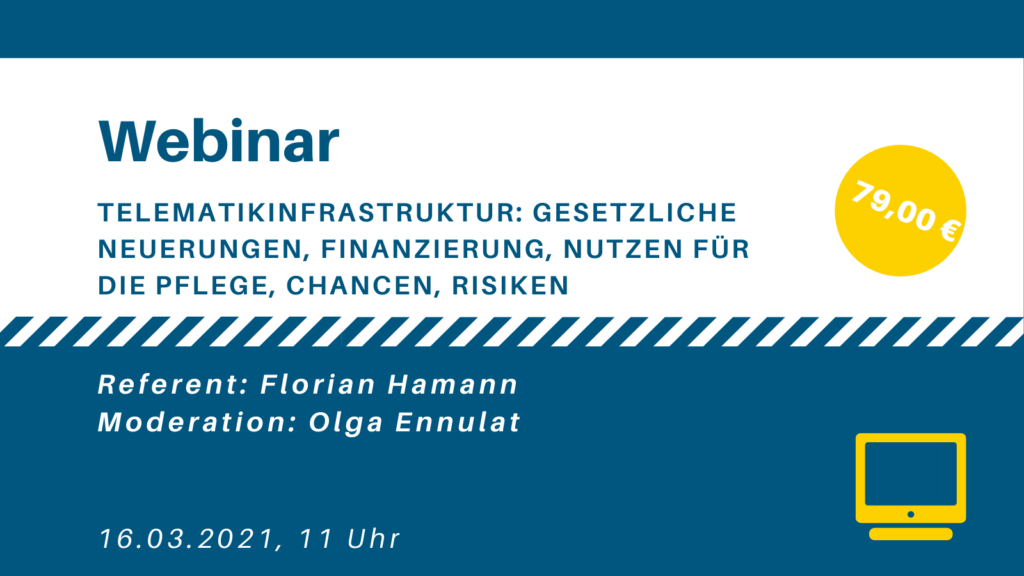 Webinar zur Telematikinfrastruktur mit Florian Hamann vom 16.3.2021