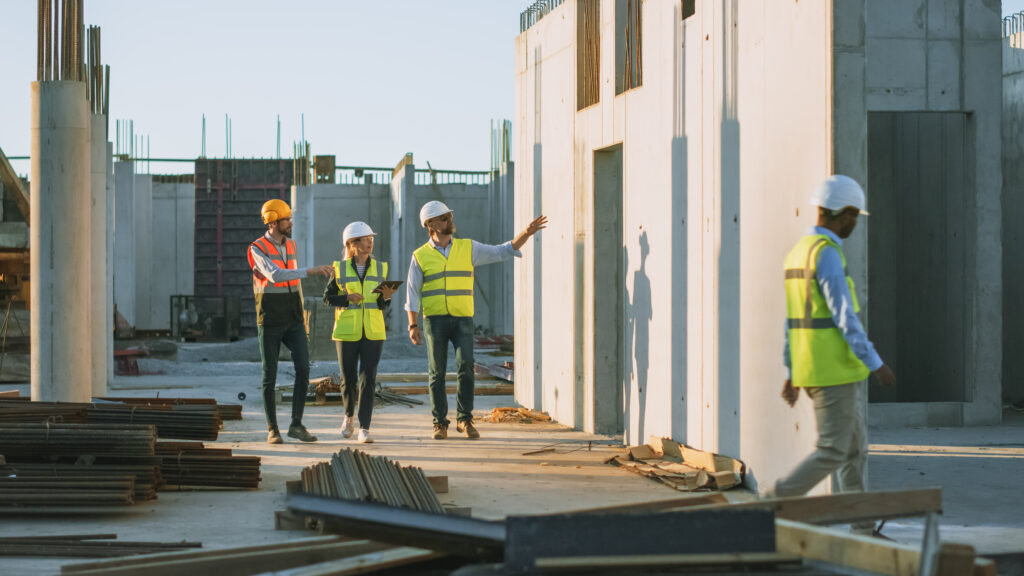 Baustelle Personen Gespräch