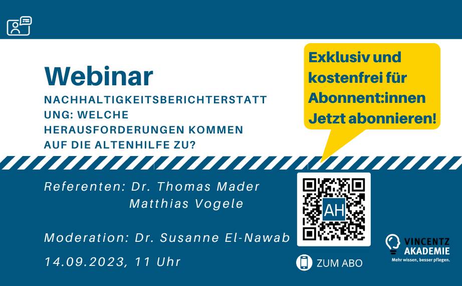 Nachhaltigkeitsberichterstattung: Welche Herausforderungen kommen auf die Altenhilfe zu?